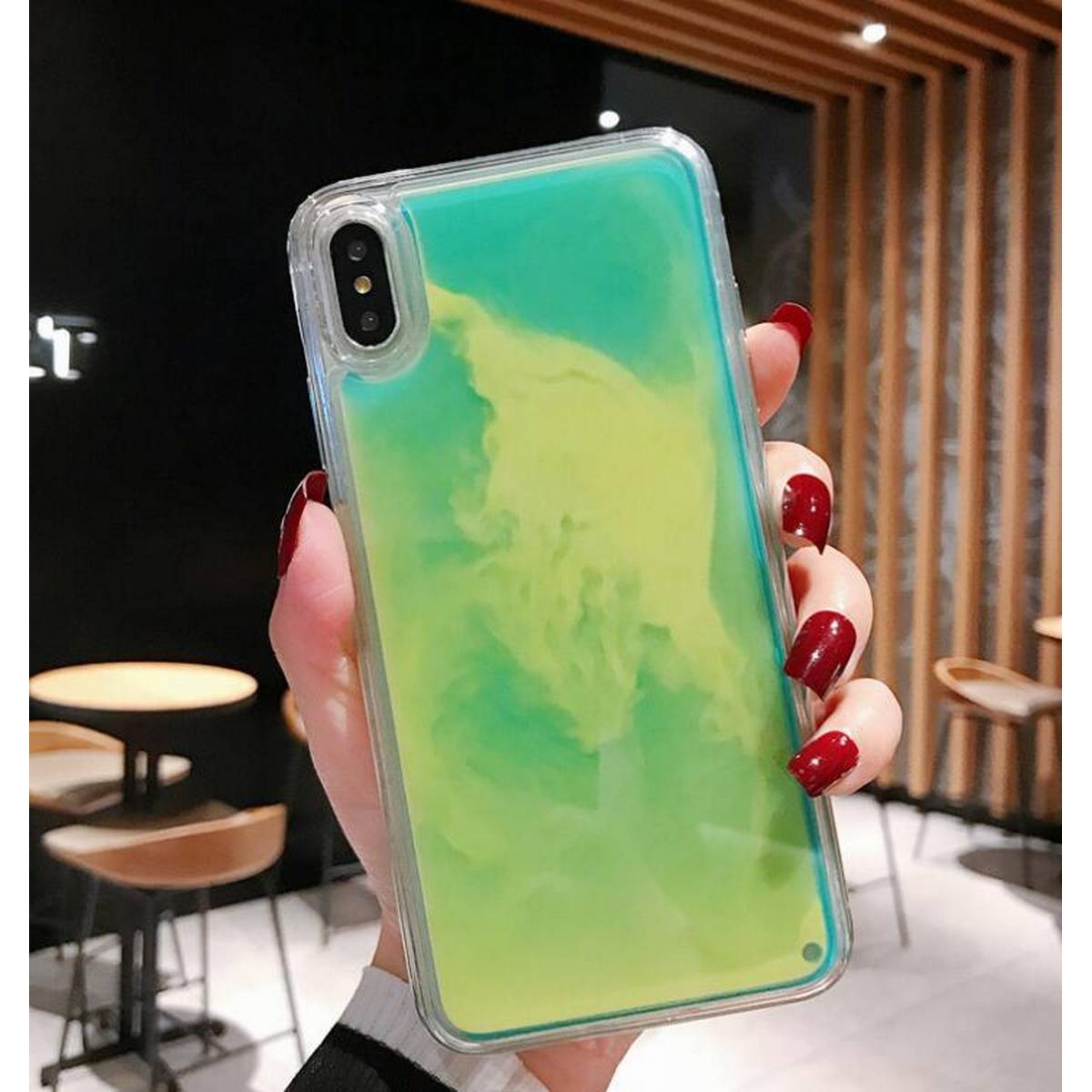 Glow-In-Dark Neon Waterfall Case – Case.PK