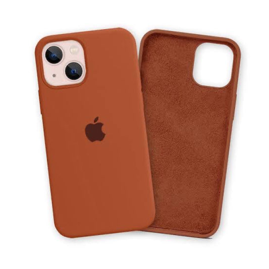 (Choco Brown) iPhone Premium Quality Silicone Case