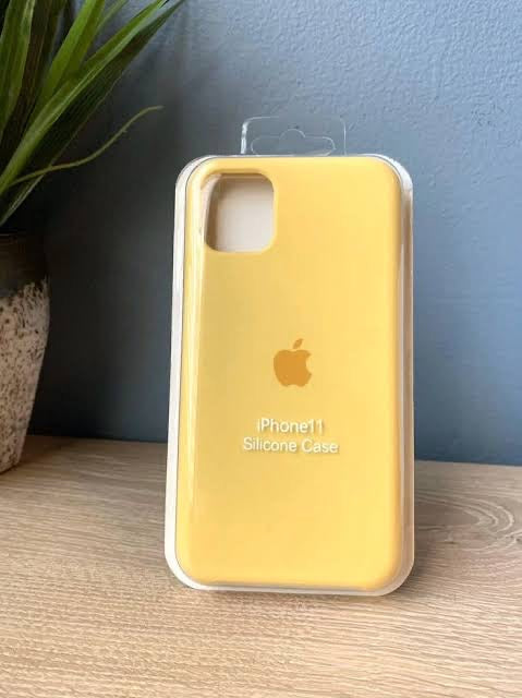 (YELLOW) iPhone Premium Quality Silicone Case