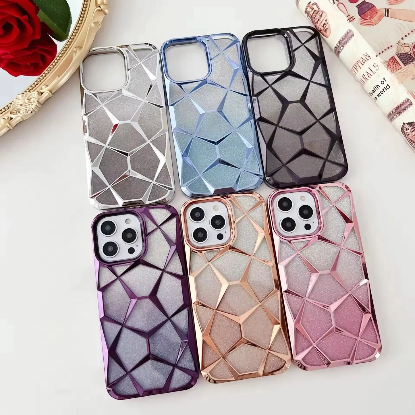 Premium Diamond Shimmer Case