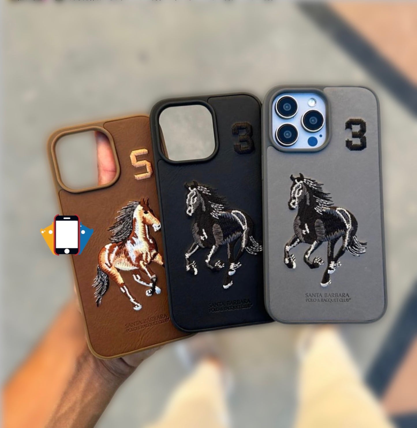 Polo 🐎 3rd Series Embossed Jockey Case! 🩶