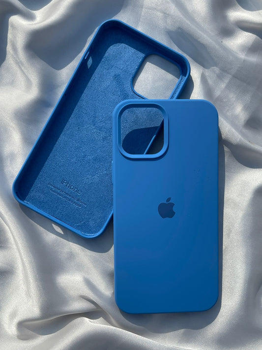 (Royal Blue) iPhone Premium Quality Silicone Case