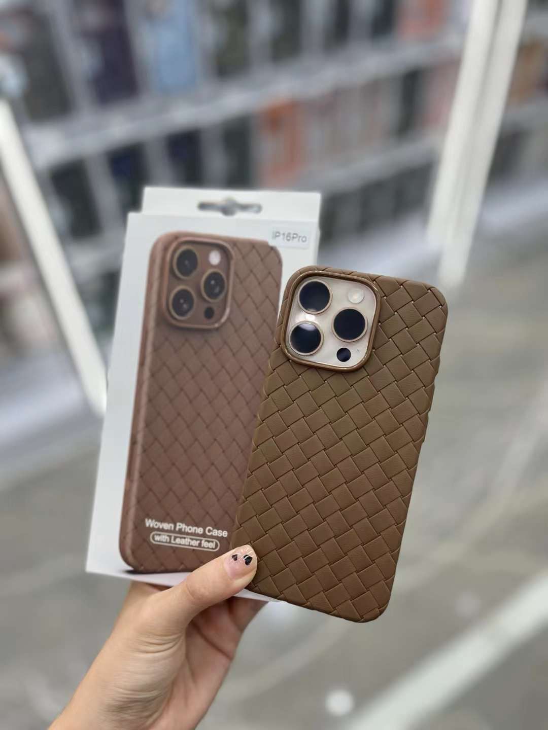 iPhone Leather WOVEN CASE