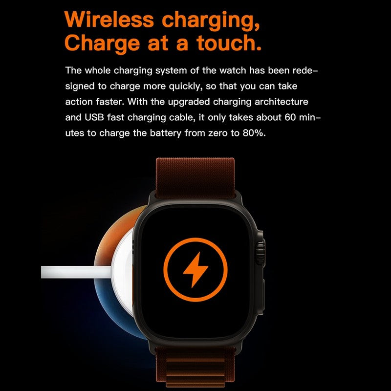 T900 Series 8 T900 Ultra 2 Smart Watch with wireless charging