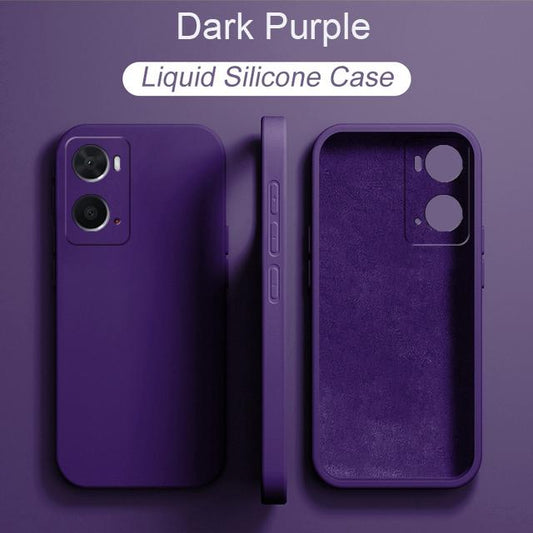 Oppo A16 Purple - Premium Silicone Case