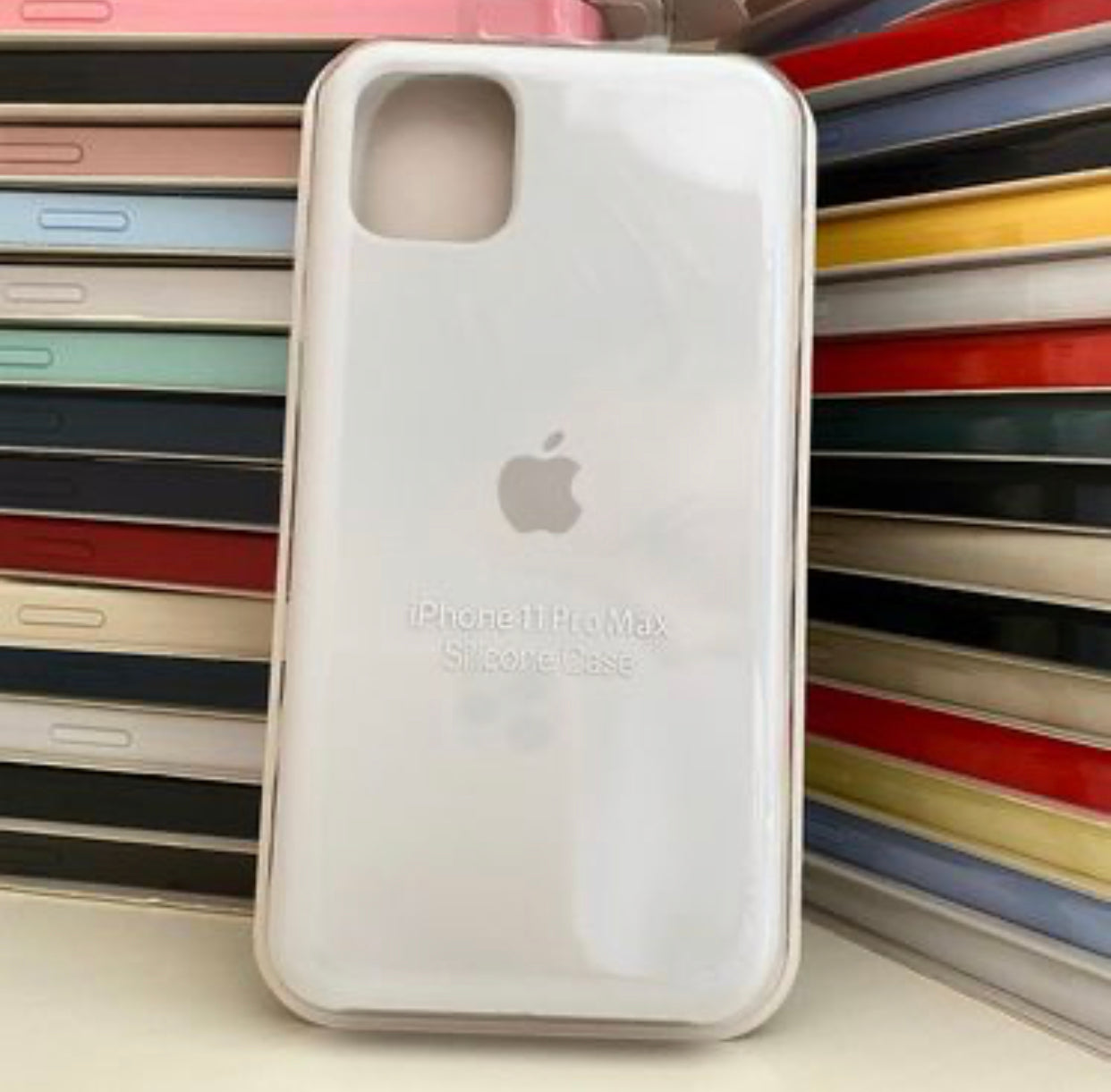 (White) iPhone Premium Quality Silicone Case