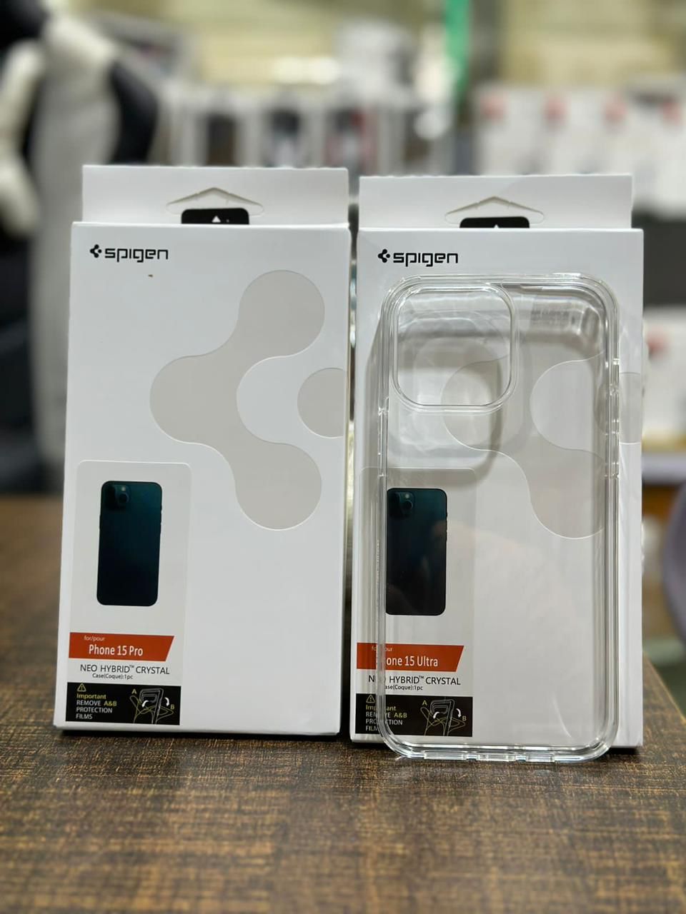 Original Spigen Clear Crystal Case