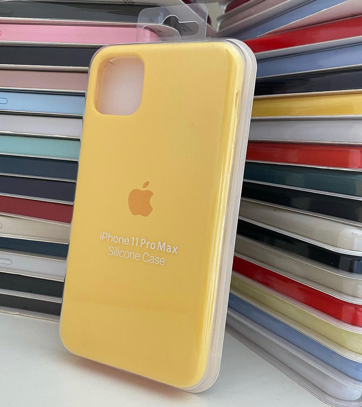 (YELLOW) iPhone Premium Quality Silicone Case