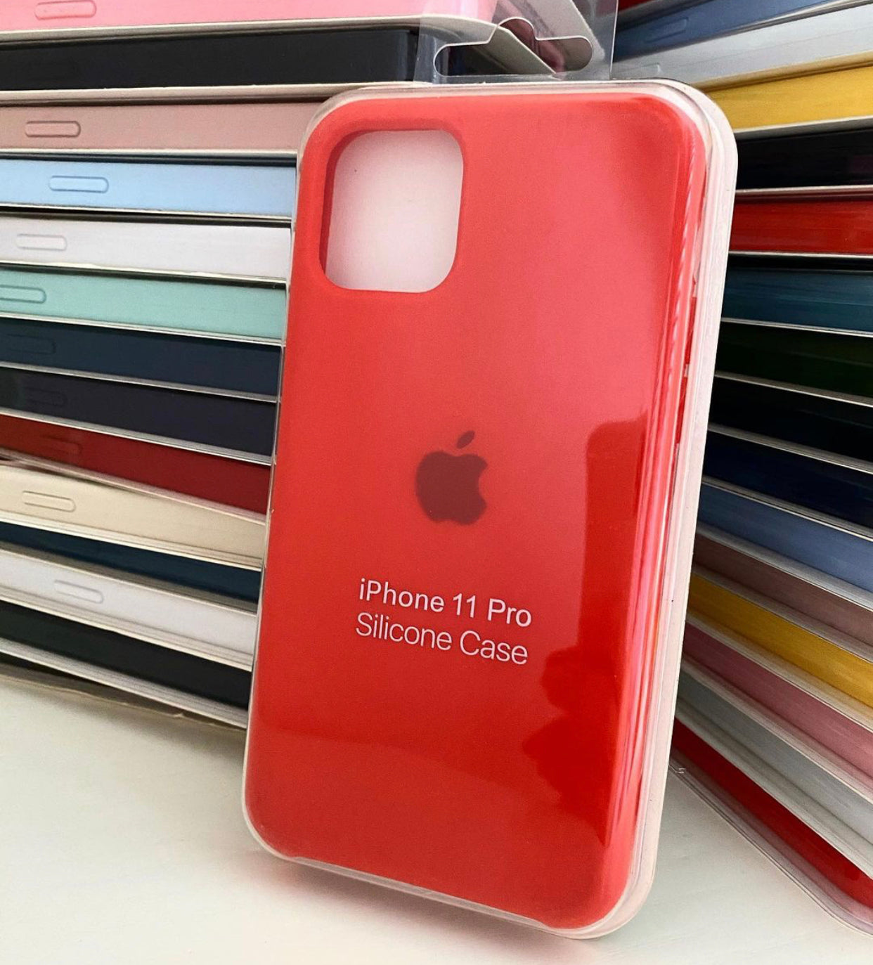 (RED) iPhone Premium Quality Silicone Case