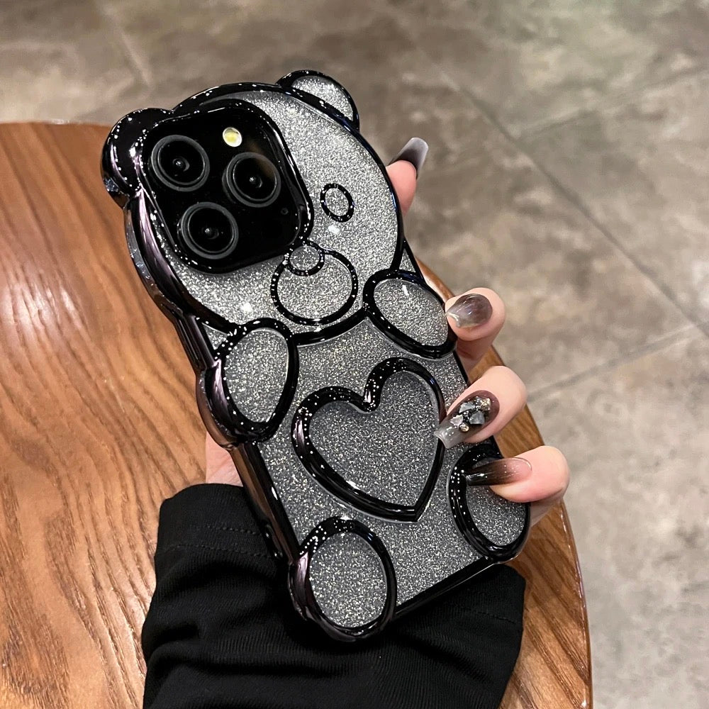 Sparkling 3D Bear Case