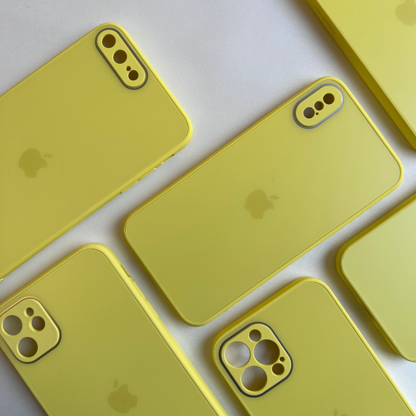 Yellow Glass Case with logo