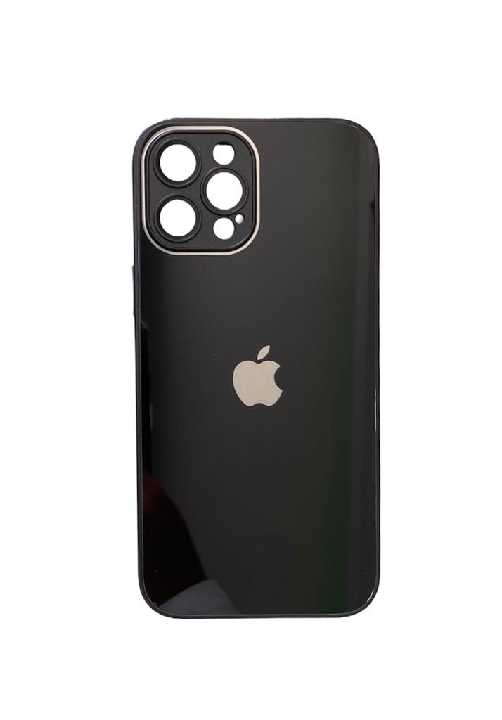 Black Glass Case with logo