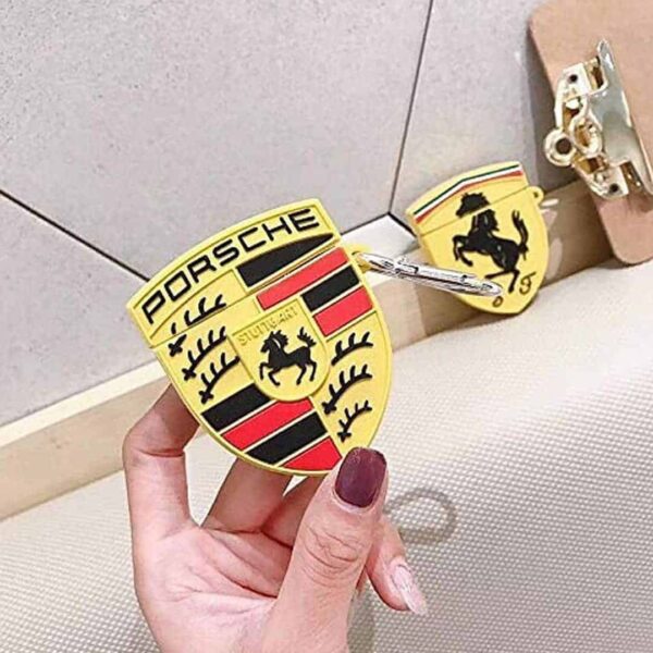 PORSCHE Cartoon Silicone AirPods 1/2 Case