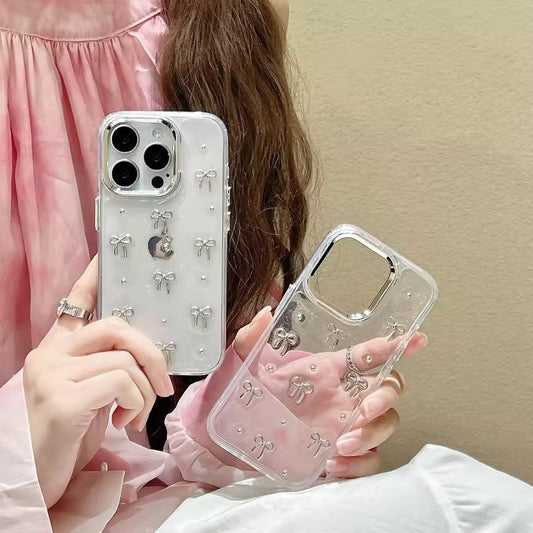 New Premium Bow 🎀 Glitter Case