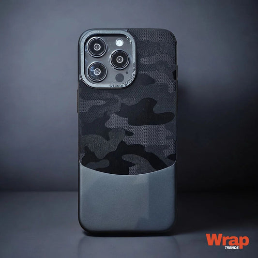 Camouflage Leather Fabric Bottom Case!