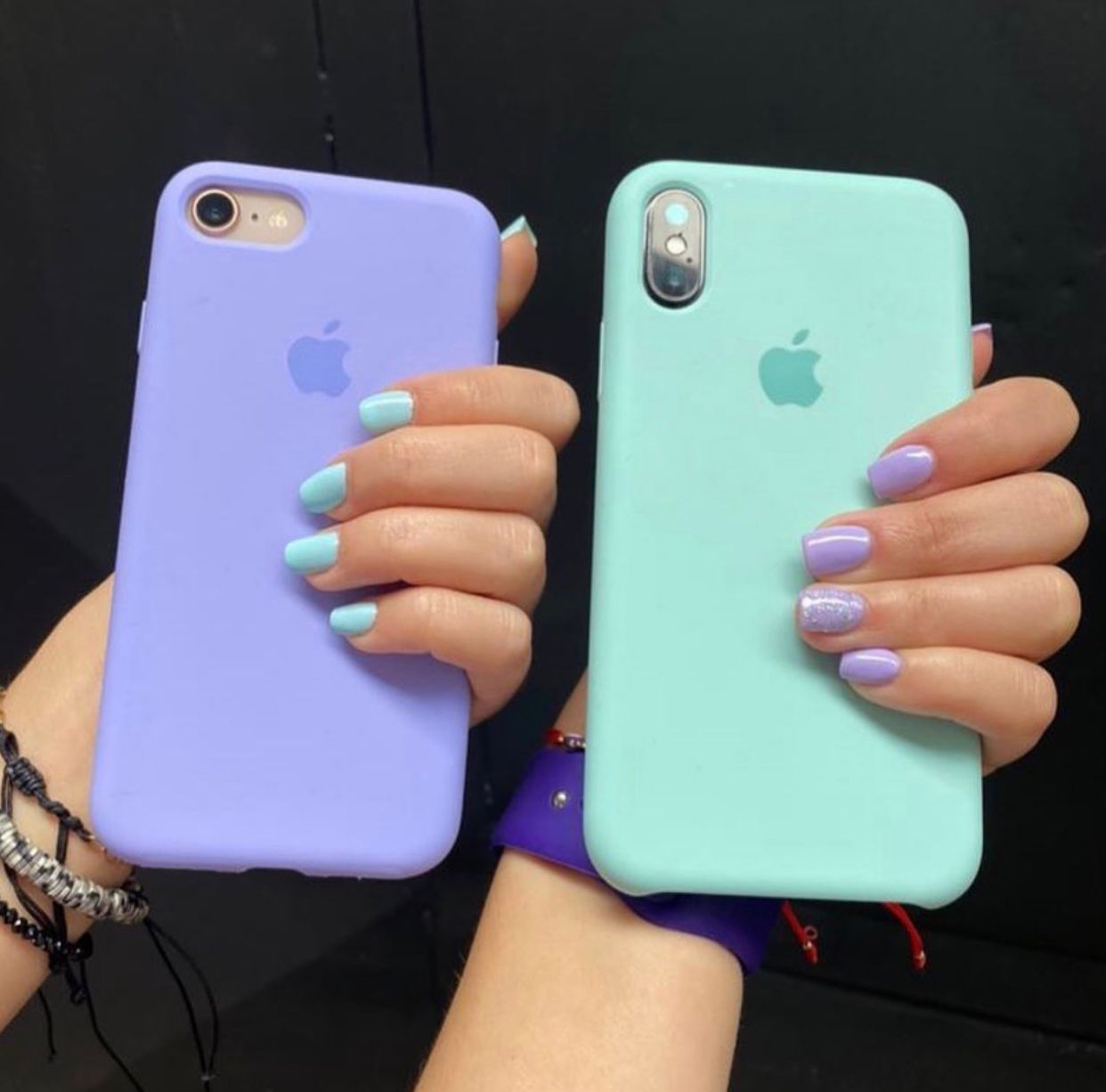 (Sea-Green) iPhone Premium Silicone Case