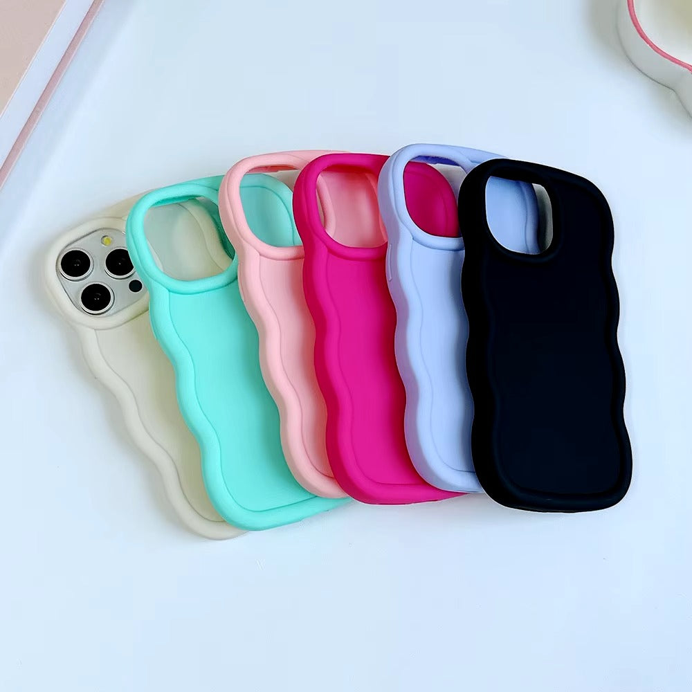 Premium Wavy Luxury Silicone Case