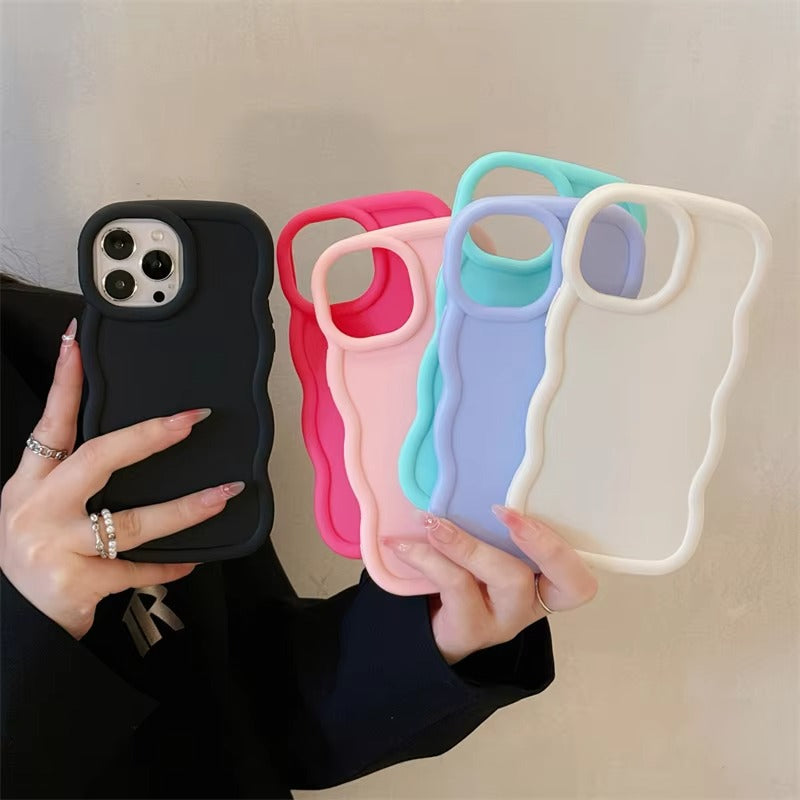 Premium Wavy Luxury Silicone Case