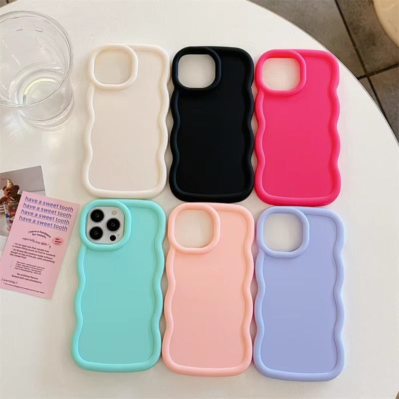 Premium Wavy Luxury Silicone Case