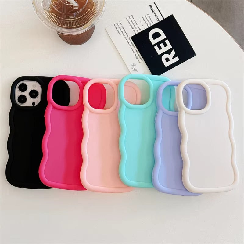 Premium Wavy Luxury Silicone Case