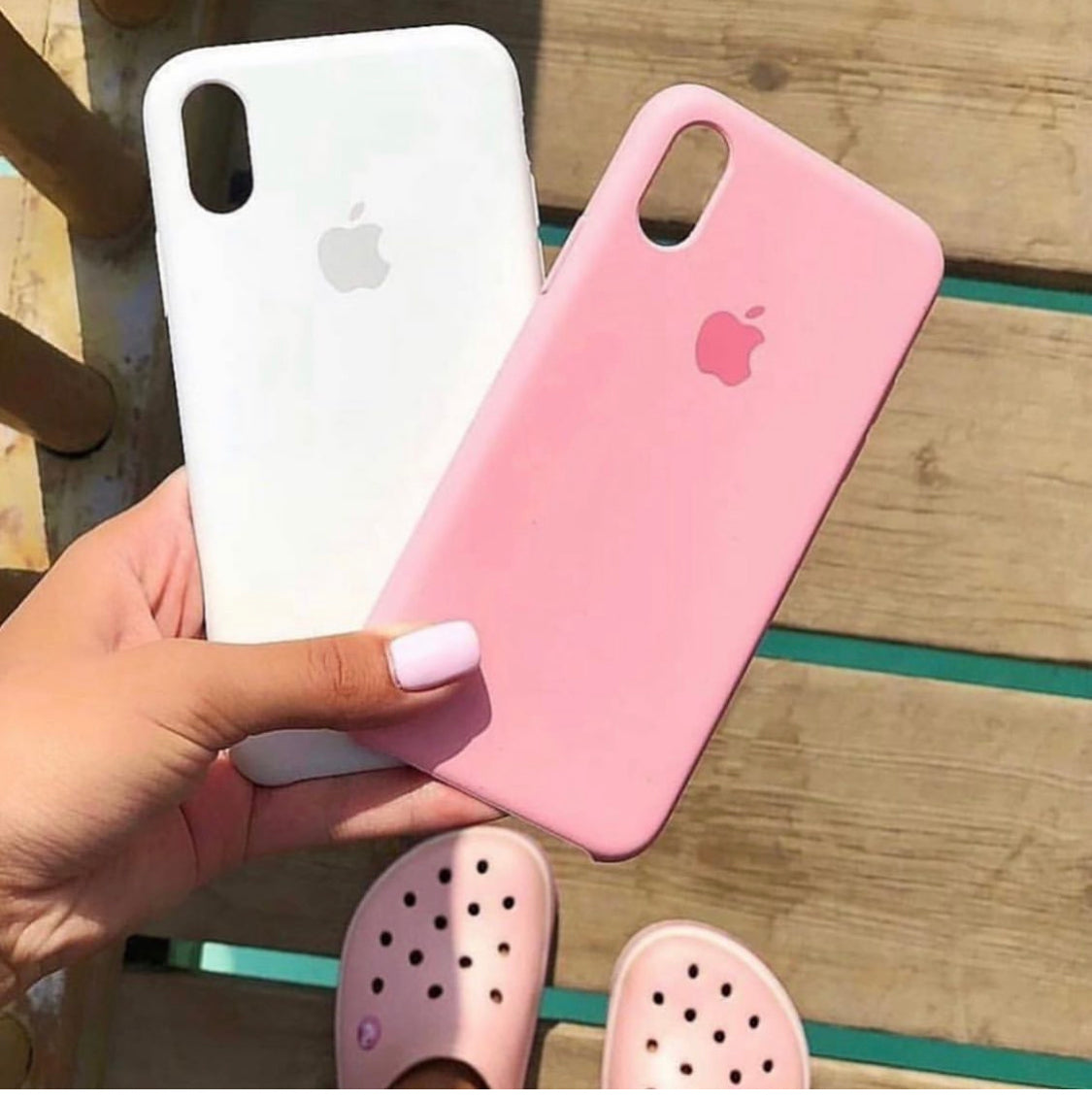 (Baby Pink) iPhone Premium Silicone Case