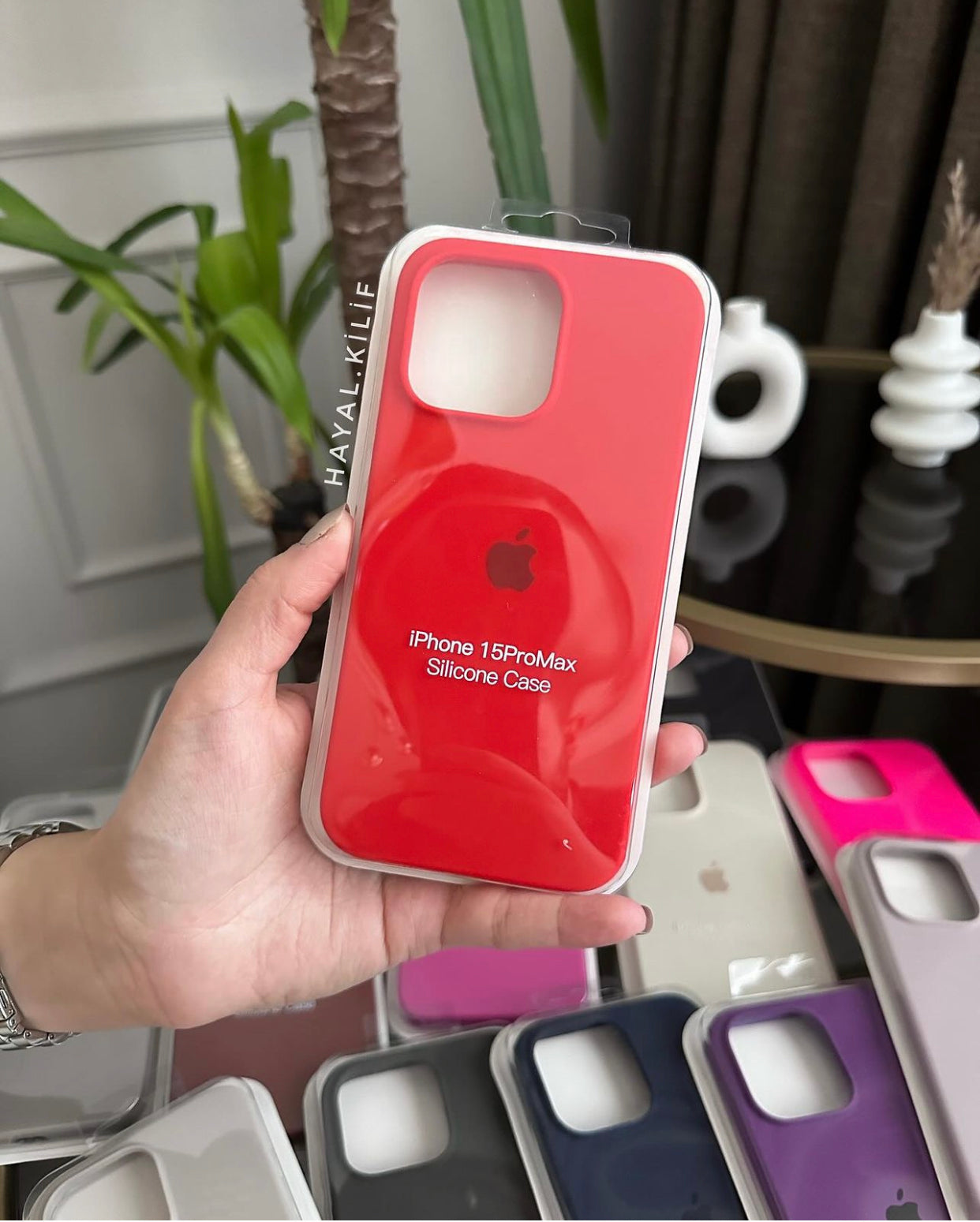 (RED) iPhone Premium Quality Silicone Case