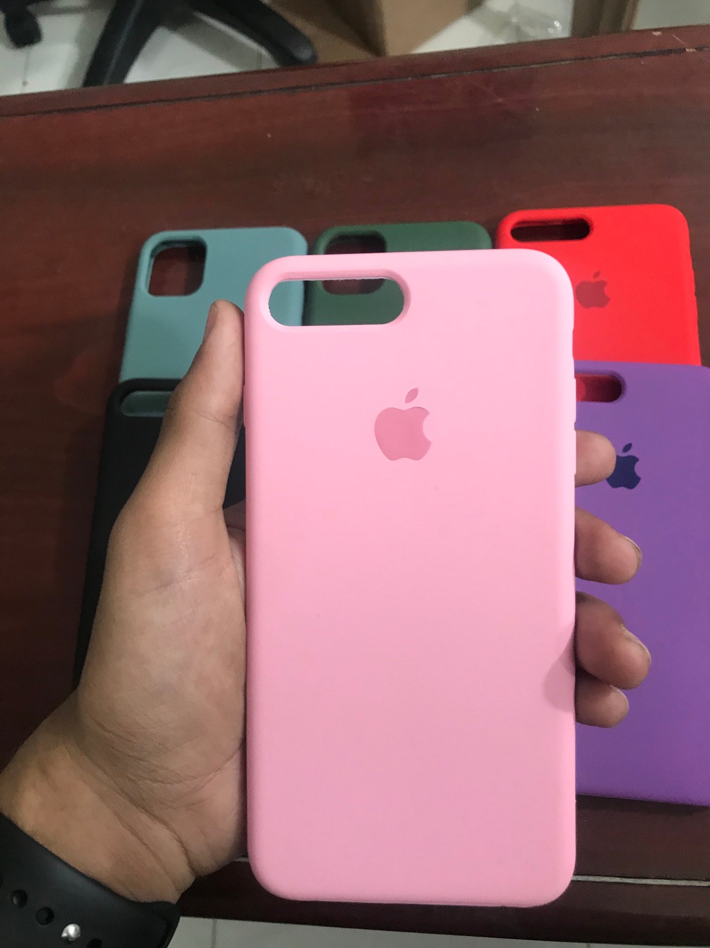 (Baby Pink) iPhone Premium Silicone Case