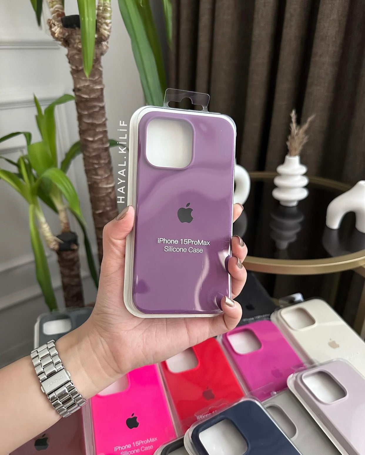 (Purple) iPhone Premium Quality Silicone Case