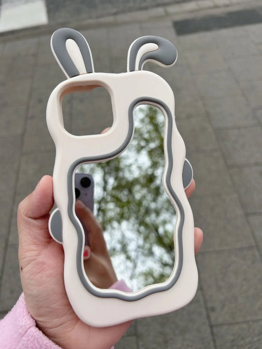 Rabitt mirror cartoon Case