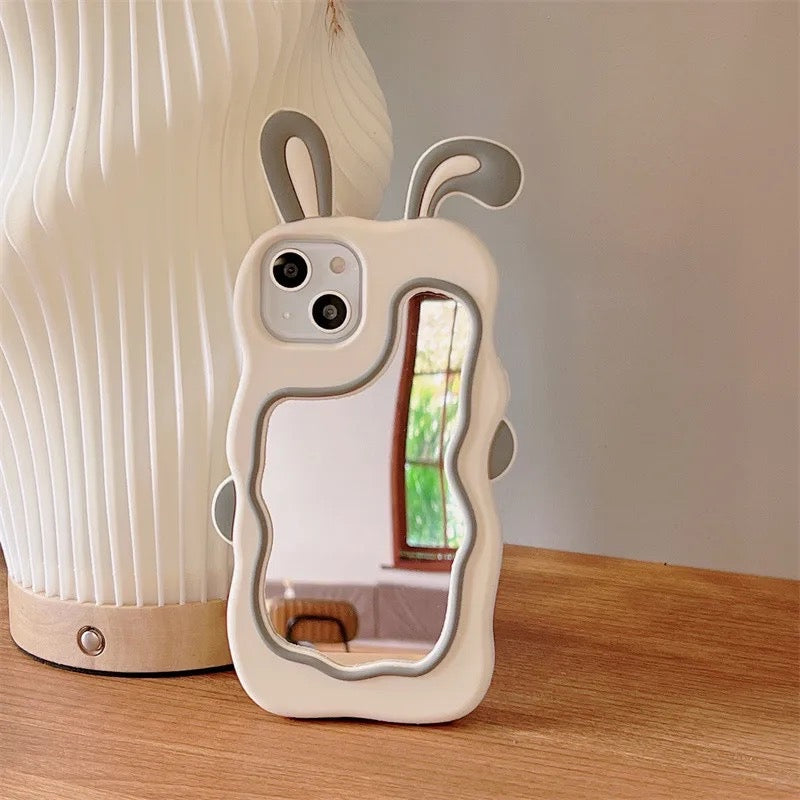 Rabitt mirror cartoon Case